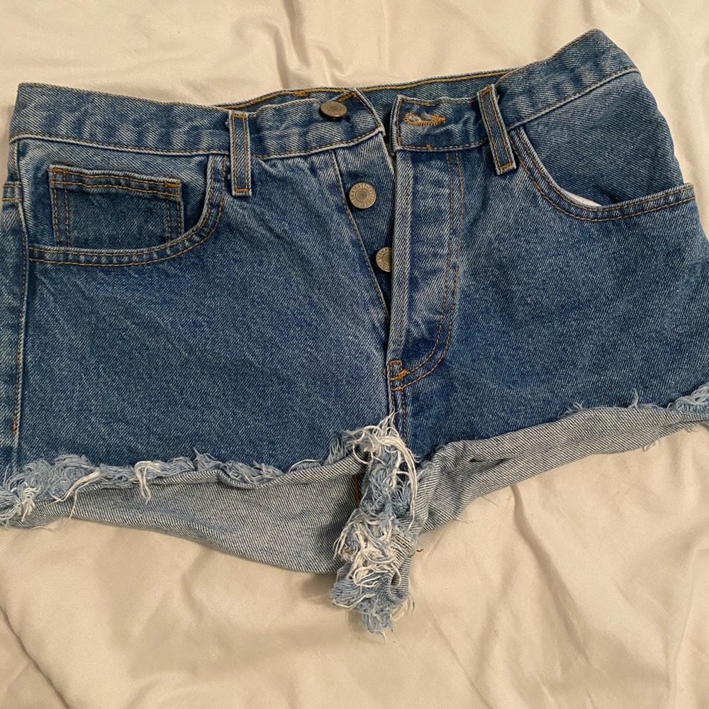 Brandy Melville mid rise jean shorts